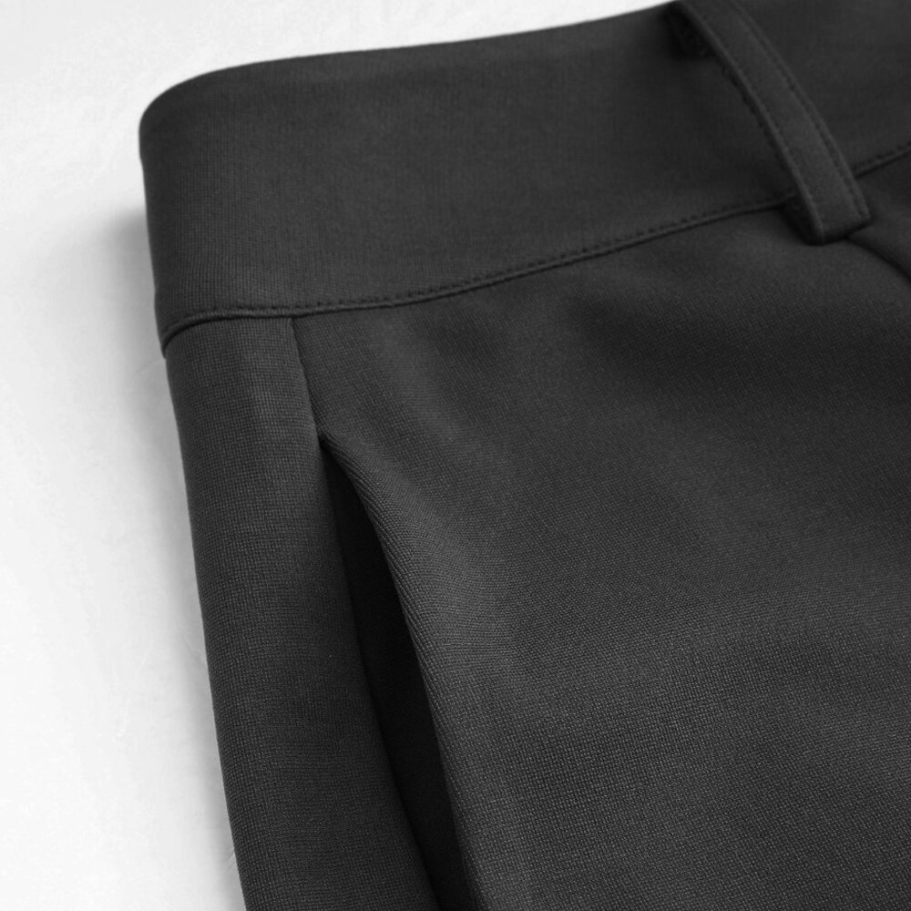 *NWT [Cider] Women Straight Leg Trousers - Black **FREE SHIPPING